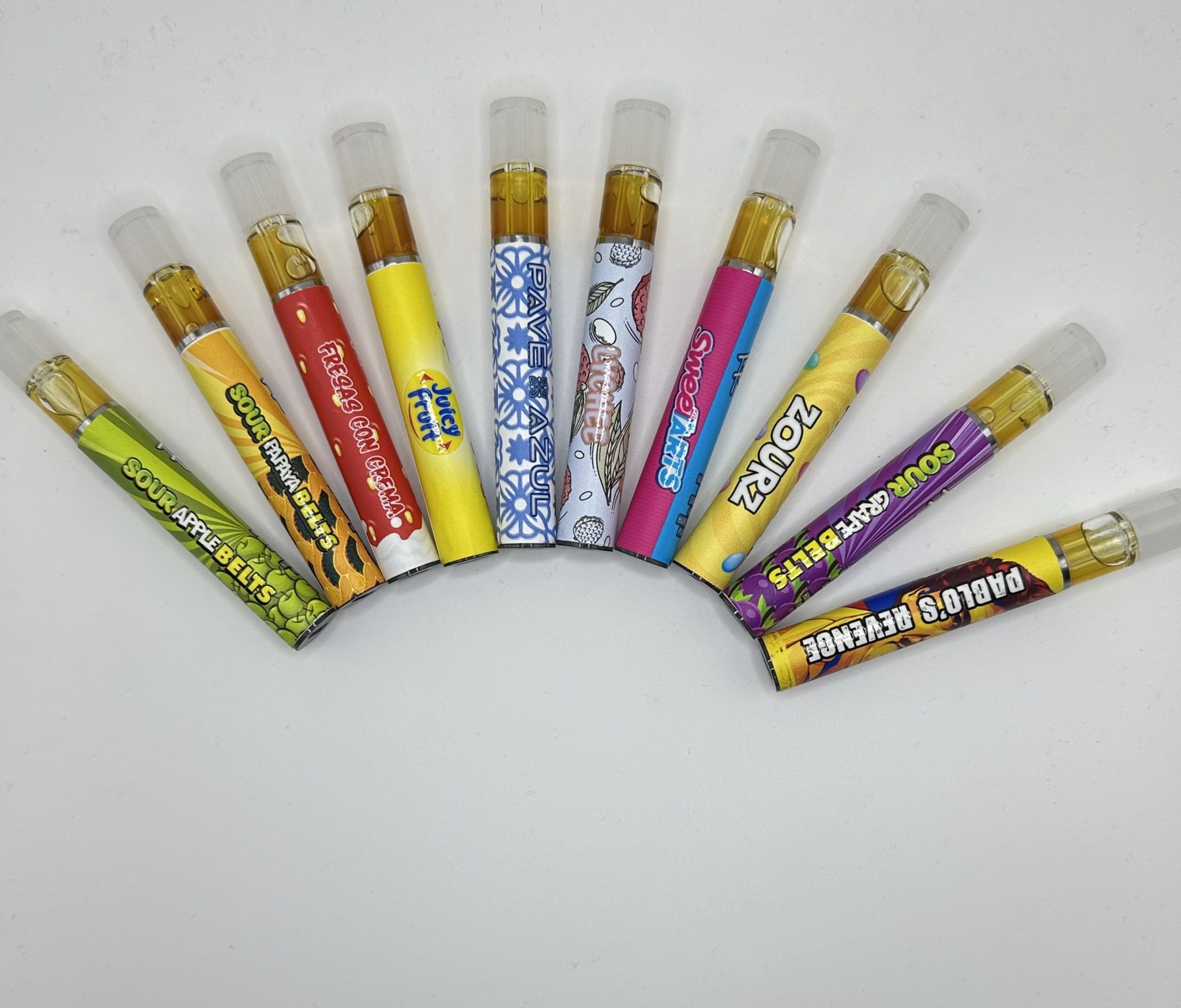 Fidels Hash Rosin Pen Disposable .05 Grams Net weight Assorted flavors ...